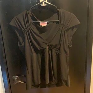 Black pinup couture top